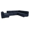 Citysofa U formos modulinė sofa GRACIA 160x340x230 cm - Tamsiai mėlyna