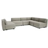 Citysofa U formos modulinė sofa GRACIA 160x340x230 cm - Smėlio pilka