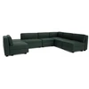 Citysofa U formos modulinė sofa GRACIA 160x340x230 cm - Žalia