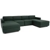 Citysofa U formos modulinė sofa GRACIA 180x320x180 cm - Žalia