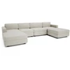Citysofa U formos modulinė sofa GRACIA 180x340x180 cm - Kreminė smėlio