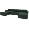 Citysofa U formos modulinė sofa GRACIA 180x340x180 cm - Žalia