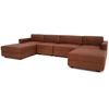 Citysofa U formos modulinė sofa GRACIA 180x340x180 cm - Terakota