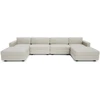 Citysofa U formos modulinė sofa GRACIA 180x360x180 cm - Kreminė smėlio