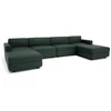 Citysofa U formos modulinė sofa GRACIA 180x360x180 cm - Žalia