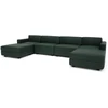 Citysofa U formos modulinė sofa GRACIA 180x360x180 cm - Žalia