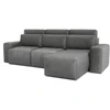 Citysofa Universali kampinė sofa-lova Jordaan - Pilka