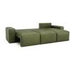 Citysofa Universali kampinė sofa-lova Jordaan - Kaki