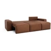 Citysofa Universali kampinė sofa-lova Jordaan - Plytų