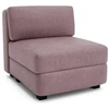 Citysofa Vienetinis modulis GRACIA - Dulsvai rožinė
