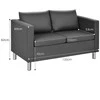 Promotions Sofa-vonelė, 120x60x62 cm, Pilka