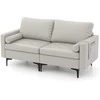 Promotions Dviejų vietų sofa-lova, 172x78x80 cm, šviesiai pilka