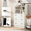 Promotions Komoda su lentynomis, 58x36x111 cm, balta