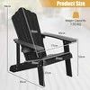 Promotions Adirondack kėdė, 85x77x94 cm, Juoda