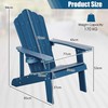 Promotions Adirondack kėdė, 85x77x94 cm, Tamsiai mėlyna