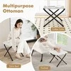 Fotelis Promotions Akcentinė kėdė su sulankstomu pakoju ir galvos pagalvėle, 80x73,7x96,5 cm, smėlio spalvos