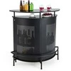 Promotions Alkoholio baro stalas, 110.5x48.3x113 cm, Juodas