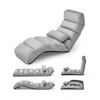Sofa Promotions Grindinis poilsio krėslas, 175x55x20 cm, Pilka