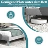 Promotions Platformos lova, 208x145x105 cm, pilka