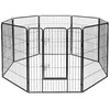 Promotions Gyvūnų aptvaras, 80x101 cm panelės, Juodas plienas