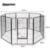 Promotions Gyvūnų aptvaras, 80x101 cm panelės, Juodas plienas