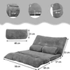 Promotions Grindų sofa, 178x98x18 cm, Pilka