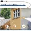 Promotions Aukšto slėgio plovimo purškimo lazda, 137,2x4,5 ft, Sidabrinė