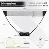 Promotions Badmintono rinkinys, 270x33,5x160 cm, Juodas