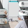 Promotions Dvipusė magnetinė baltoji lenta, 126x53,5x160-180 cm, Balta