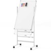 Promotions Riedantis baltas lentas, 68x56x156 cm, juoda ir balta