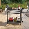 Promotions Mobilus BBQ vežimėlis, 108x50.8x89 cm, Juodas