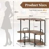 Promotions Baro stalas, 121,9x66x101,6 cm, ruda juoda