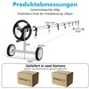 Promotions Baseino uždengimo ritininė sistema, reguliuojamas ilgis 165-770 cm, juoda sidabrinė