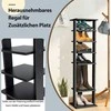 Promotions Batų stovas, 27,5x26,5x110 cm, juodas