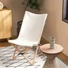 Promotions Lankstoma bambuko kėdė, 50.8x72.4x92.7 cm, smėlio spalvos
