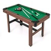 Promotions Biliardo stalas, 122x61x76 cm, Rudas ir Žalias