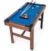 Promotions Biliardo stalas, 122x61x76 cm, rudos ir mėlynos spalvos
