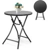 Promotions Bistro stalas, 58.4x67.3 cm, juodos spalvos