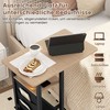 Promotions Šoninis staliukas, C formos, 69x30x69 cm, ruda juoda