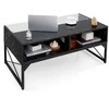 Promotions Kavos staliukas, 105.4x54.6x49.5 cm, Juodas