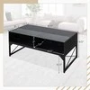 Promotions Kavos staliukas, 105.4x54.6x49.5 cm, Juodas