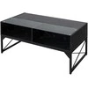 Promotions Kavos staliukas, 105.4x54.6x49.5 cm, Juodas