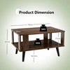 Promotions Centrinis stalas, 70x50x41 cm, rudos spalvos, juodas