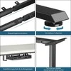 Promotions Elektrinis rašomojo stalo rėmas, aukščio reguliavimas, 109-151x59x70-120 cm, juodas
