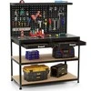 Promotions Darbo stalas, 121x61x156 cm, Mėlynas