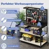 Promotions Darbo stalas, 121x61x156 cm, Mėlynas