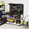 Promotions Darbo stalas, 121x61x156 cm, Mėlynas