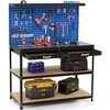 Promotions Darbo stalas, 121x61x156 cm, Mėlynas