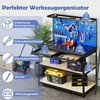 Promotions Darbo stalas, 121x61x156 cm, Mėlynas
