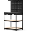 Promotions Darbo stalas, 81x41x156 cm, Juodas